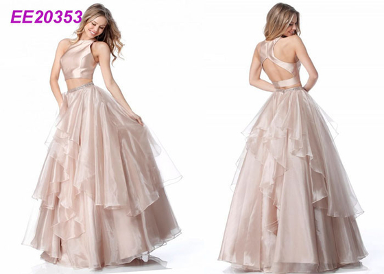 Klasik İki Adet Balo Abiye Puf Quinceanera Büyük Balo Gelinlik